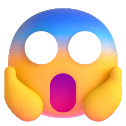 Face in fear